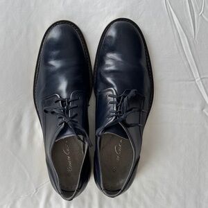 Kenneth Cole Men's Size 12 Blue Leather Lace Up